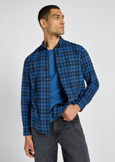 Męska Koszula Lee Button Down Blue 112355642 L880015617